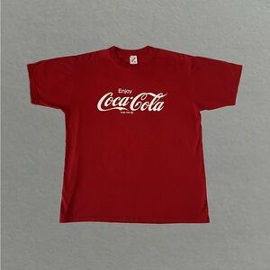 Vintage 90’s Coca-Cola Jerzees Tag T-Shirt. Size XL.
